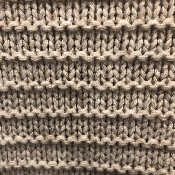 Aggel knitwear sweater wool alpaca beige SZ L bell sleeves cowl  neck - Picture 5 of 9